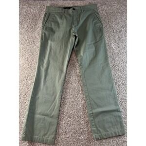Marc Anthony Dress Pants Men's 32X28 Sand Green Dress Chino